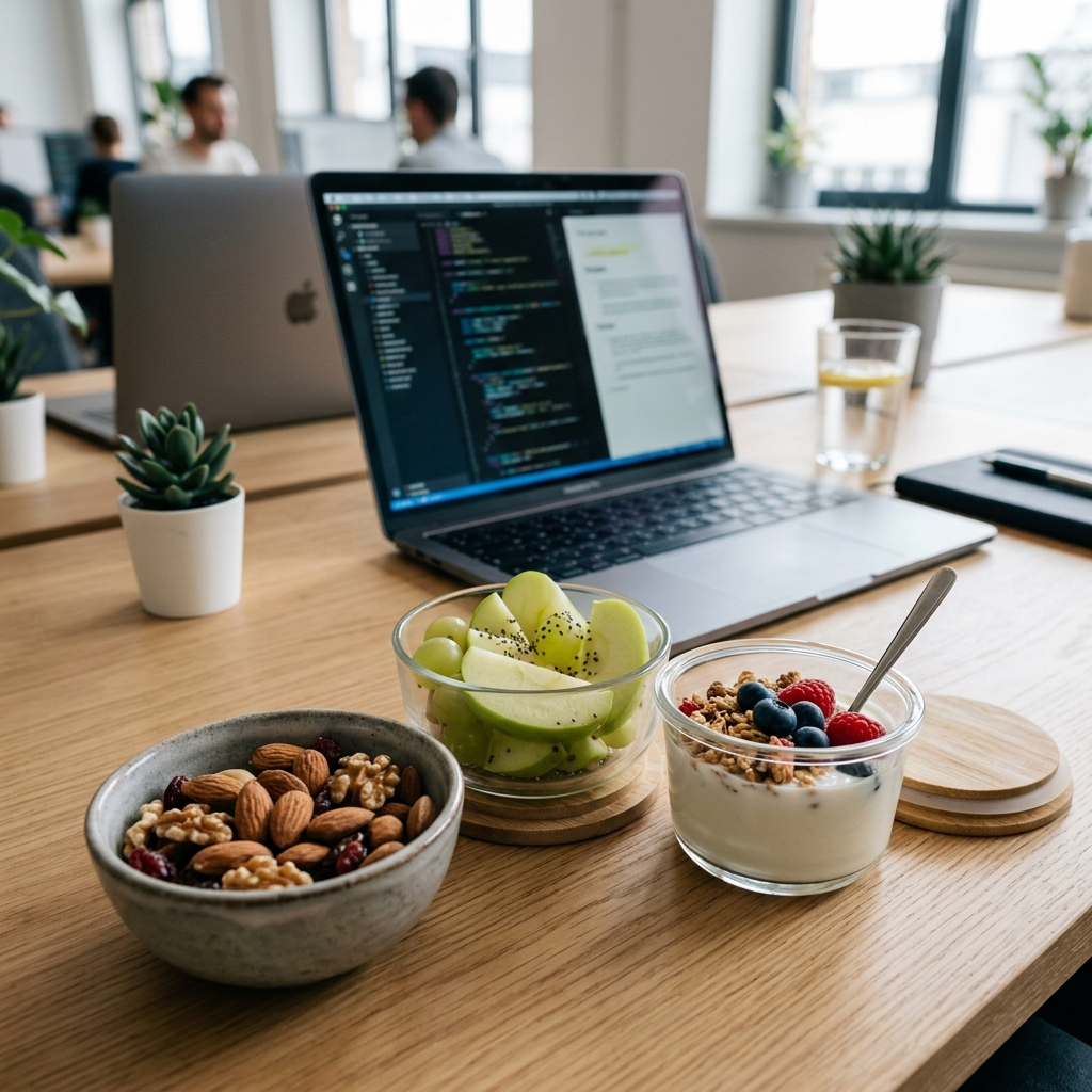 Como Estruturar Lanches Saudáveis para a Rotina de Trabalho